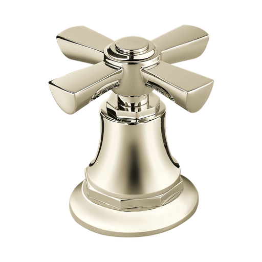 [BRI-HX661-PN] Brizo HX661-PN Rook Roman Tub Cross Handle Kit Brilliance Polished Nickel