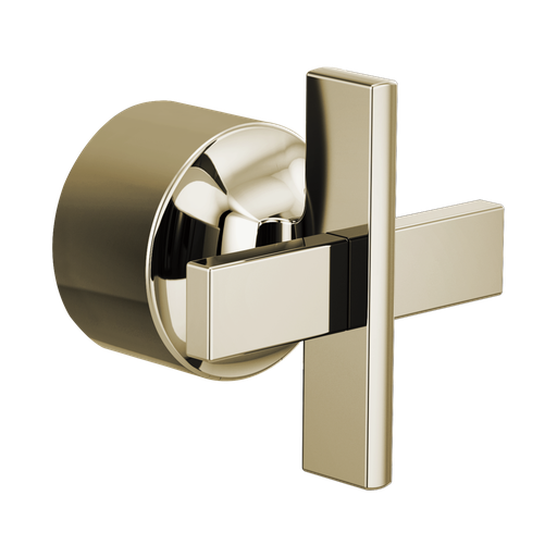 [BRI-HX6698-PN] Brizo HX6698-PN Levoir Sensori Thermostatic Valve Trim Cross Handle Kit Brilliance Polished Nickel