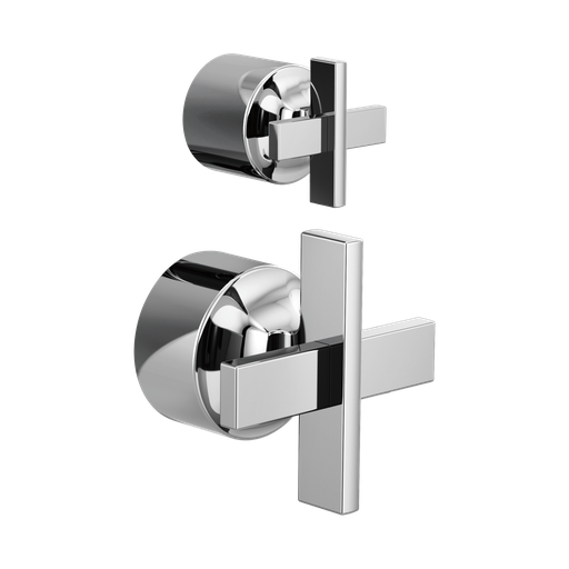 [BRI-HX75P98-PC] Brizo HX75P98-PC Levoir Pressure Balance Valve With Diverter Trim Handle Kit Polished Chrome