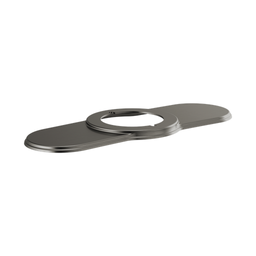 [BRI-RP100324SL] Brizo RP100324SL Invari Single Handle Deckmount Lavatory Escutcheon Brilliance Luxe Steel