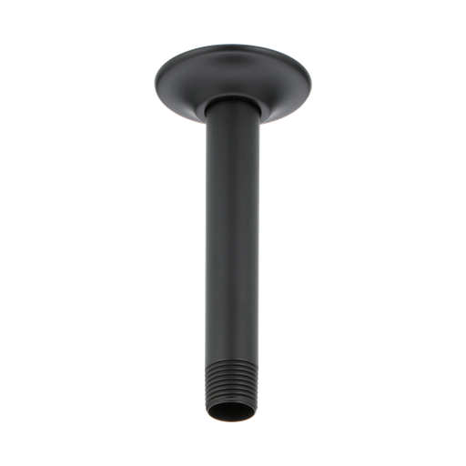 [BRI-RP48985BL] Brizo RP48985BL Essential 6" Ceiling Mount Shower Arm And Round Flange Matte Black