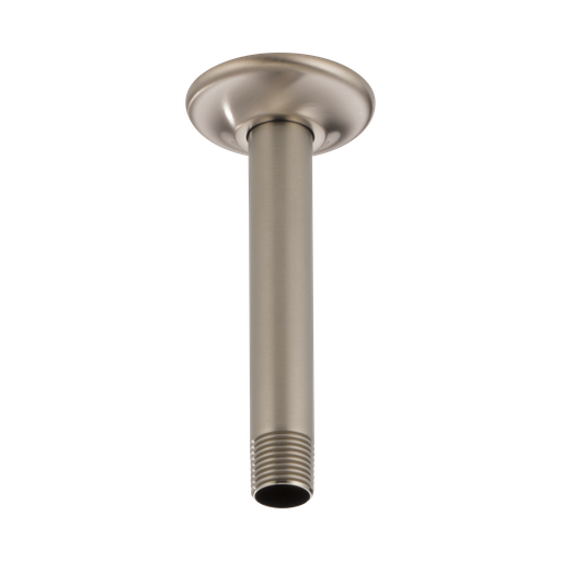 [BRI-RP48985NK] Brizo RP48985NK Essential 6" Ceiling Mount Shower Arm And Round Flange Brilliance Luxe Nickel