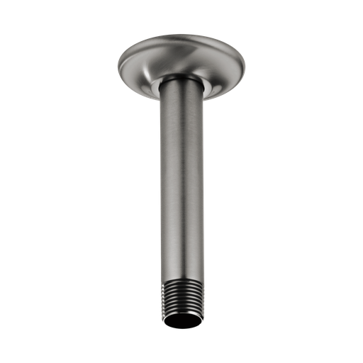 [BRI-RP48985SL] Brizo RP48985SL Essential 6" Ceiling Mount Shower Arm And Round Flange Brilliance Luxe Steel