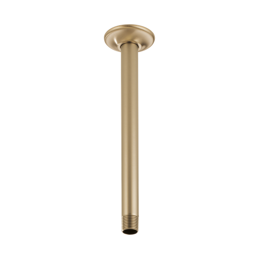 [BRI-RP48986GL] Brizo RP48986GL Essential 10" Ceiling Mount Shower Arm And Round Flange Brilliance Luxe Gold