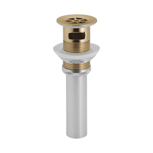 [BRI-RP72412GL] Brizo RP72412GL Grid Strainer With Overflow Brilliance Luxe Gold