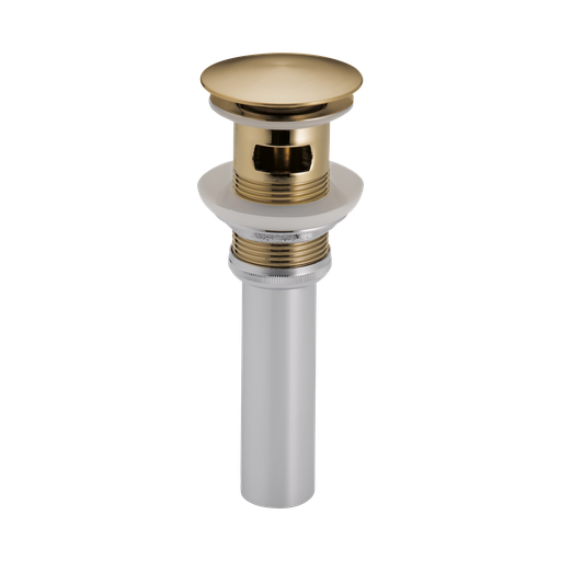 [BRI-RP72414GL] Brizo RP72414GL Push Button Pop-Up With Overflow Brilliance Luxe Gold