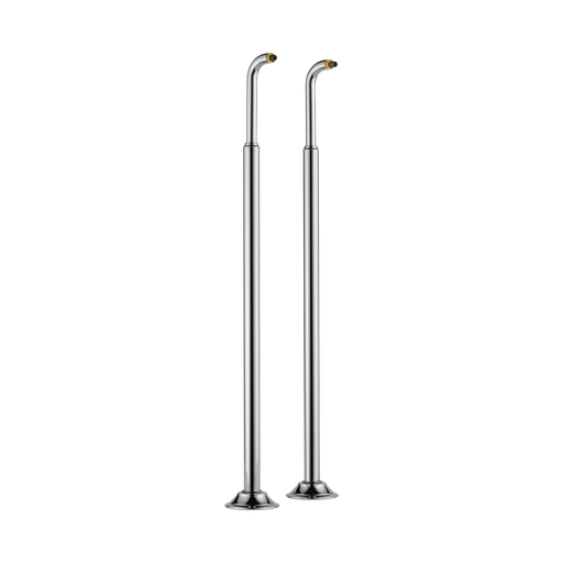 [BRI-RP73766PC] Brizo RP73766PC Floor Mount Tub Filler Risers Polished Chrome