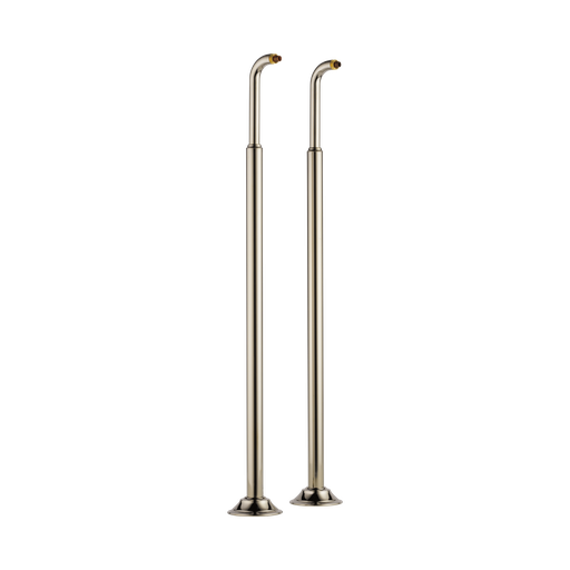 [BRI-RP73766PN] Brizo RP73766PN Floor Mount Tub Filler Risers Brilliance Polished Nickel