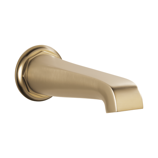 [BRI-RP78582GL] Brizo RP78582GL Rook Non-diverter Tub Spout Brilliance Luxe Gold