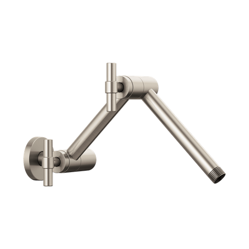 [BRI-RP81434NK] Brizo RP81434NK Litze Wall Mount Shower Arm And Flange Brilliance Luxe Nickel