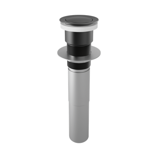 [BRI-RP81627BL] Brizo RP81627BL Push Pop-Up Drain Without Overflow Matte Black