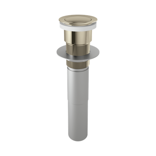 [BRI-RP81627PN] Brizo RP81627PN Push Pop-Up Drain Without Overflow Brilliance Polished Nickel