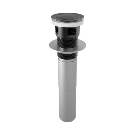 [BRI-RP81628BL] Brizo RP81628BL Push Pop-Up Drain With Overflow Matte Black