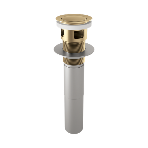 [BRI-RP81628GL] Brizo RP81628GL Push Pop-Up Drain With Overflow Brilliance Luxe Gold