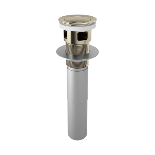 [BRI-RP81628PN] Brizo RP81628PN Push Pop-Up Drain With Overflow Brilliance Polished Nickel