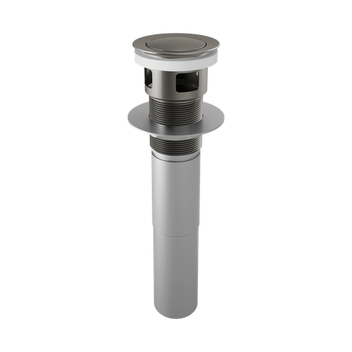 [BRI-RP81628SL] Brizo RP81628SL Push Pop-Up Drain With Overflow Brilliance Luxe Steel
