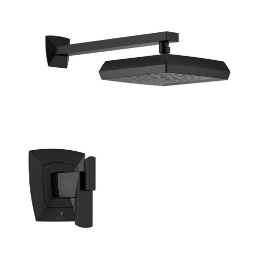 [BRI-T60288-BL] Brizo T60288-BL Vettis Thermostatic Shower Trim Matte Black