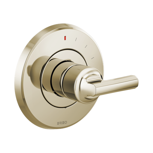 [BRI-T60P098-PNLHP] Brizo T60P098-PNLHP Levoir Pressure Balance Valve Trim Less Handle Brilliance Polished Nickel