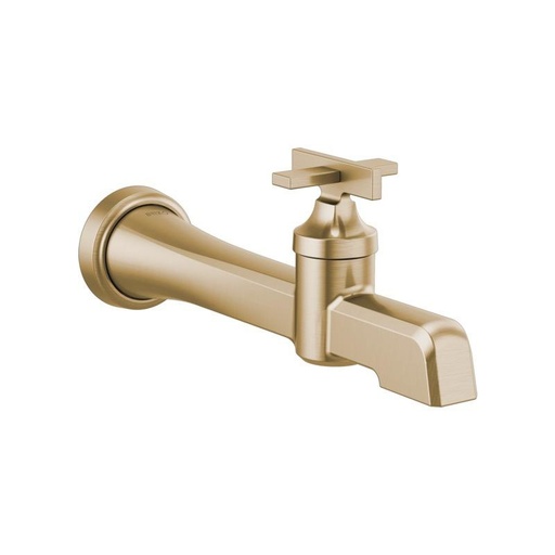 [BRI-T65798LF-GL] Brizo T65798LF-GL Levoir Single Handle Wall Mount Lavatory Faucet Luxe Gold