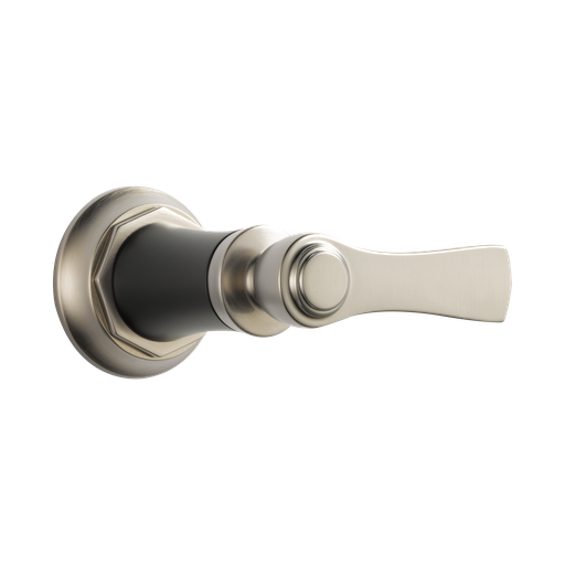 [BRI-T66660-NKBL] Brizo T66660-NKBL Rook Sensori Volume Control Trim Lever Matte Black Brilliance Luxe Nickel