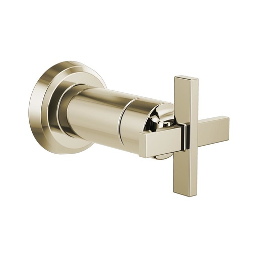 [BRI-T66698-PN] Brizo T66698-PN Levoir Sensori Volume Control Trim Cross Polished Nickel