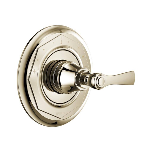 [BRI-T66T060-PN] Brizo T66T060-PN Rook Thermostatic Valve Trim Polished Nickel