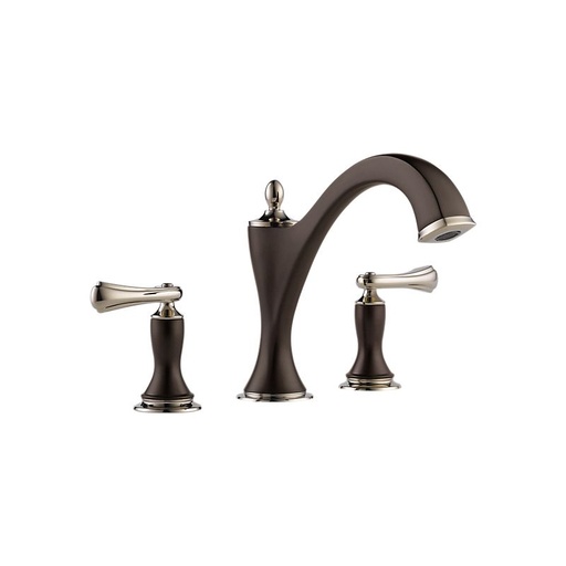 [BRI-T67385-PNCOLHP] Brizo T67385-PNCOLHP Charlotte Roman Tub Trim Less Handles
