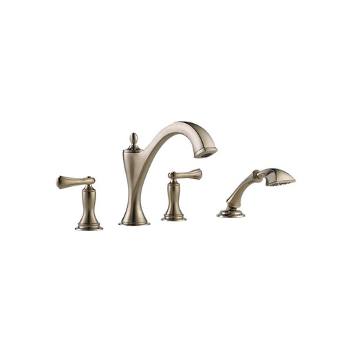 [BRI-T67485-BNLHP] Brizo T67485-BNLHP Charlotte Roman Tub With Shower Trim Less Handles