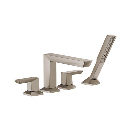[BRI-T67488-NK] Brizo T67488-NK Vettis Roman Tub Faucet With Handshower Luxe Nickel