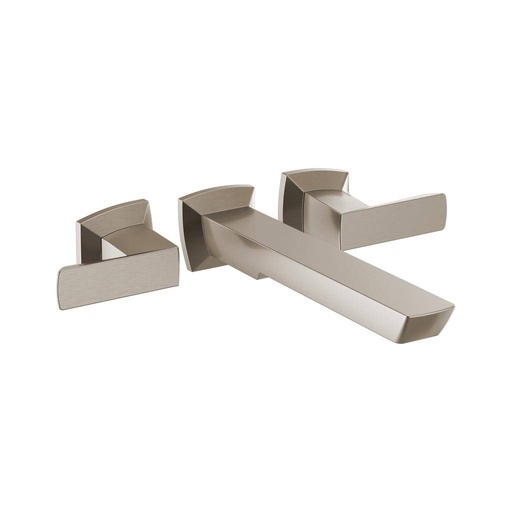 [BRI-T70488-NK] Brizo T70488-NK Vettis Two Handle Wall Mount Tub Filler Luxe Nickel