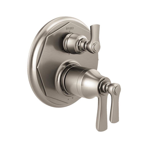 [BRI-T75661-NK] Brizo T75661-NK Rook Tempassure Valve 6 Function Diverter Trim Luxe Nickel