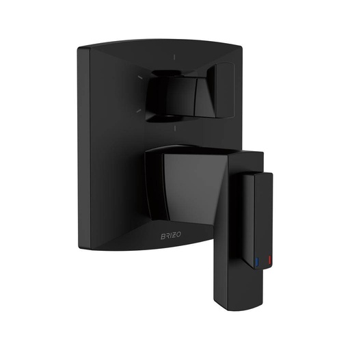 [BRI-T75688-BL] Brizo T75688-BL Vettis Thermostatic Valve 6 Setting Diverter Trim Matte Black