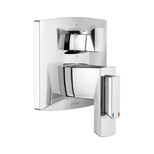 [BRI-T75688-PC] Brizo T75688-PC Vettis Thermostatic Valve 6 Setting Diverter Trim Chrome