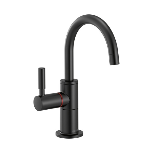 [BRI-61320LF-H-BL] Brizo 61320LF-H-BL Instant Hot Faucet with Arc Spout Matte Black