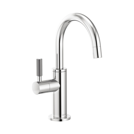 [BRI-61343LF-C-PC] Brizo 61343LF-C-PC Litze Beverage Faucet with Arc Spout and Knurled Handle Polished Chrome