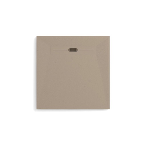 [FIO-SDTP404036T] Fiora SDTP4040 Shower Base Linea Slate 40X40 Cappuccino