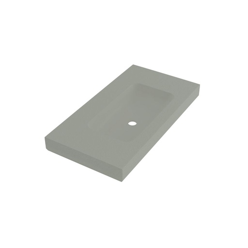 [FIO-MPCI030331T] Fiora MPCI03 Wall Mount Lavatory 36X19 Three Holes Grey