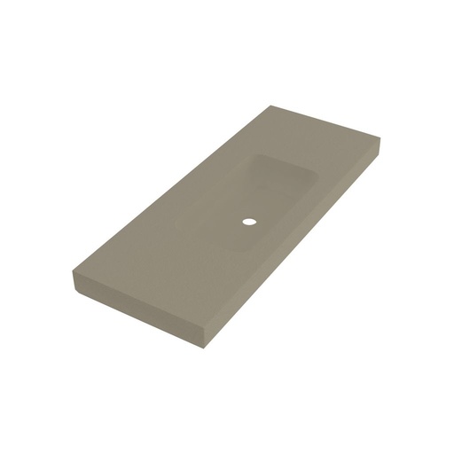[FIO-MPCI060337T] Fiora MPCI06 Wall Mount Lavatory 48X19 Three Holes Cement