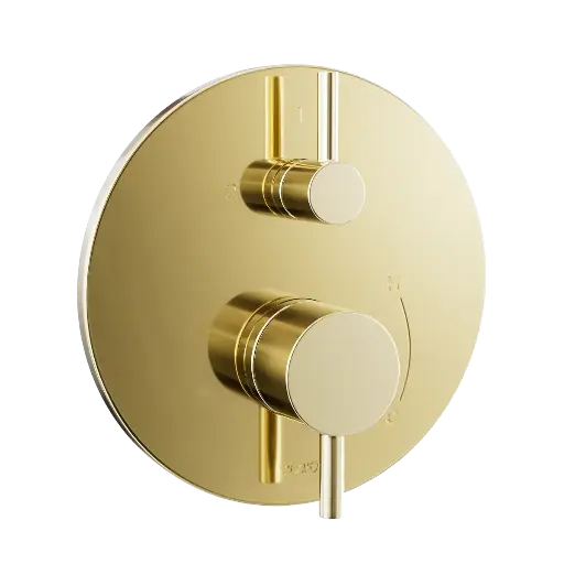 [TOTO-TBV01802U#PFG] TOTO TBV01802U#PFG Pressure Balance Valve with Diverter Trim Polished French Gold
