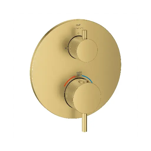 [GRO-24361GN0] Grohe 24361GN0 Atrio Dual Function 2-Handle Thermostatic Valve Trim Brushed Cool Sunrise