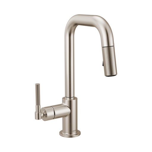 [BRI-63953LF-SS] Brizo 63953LF-SS Litze Pull-Down Prep Faucet With Square Spout Brilliance Stainless