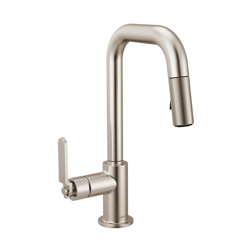 [BRI-63954LF-SS] Brizo 63954LF-SS Litze Pull-Down Prep Faucet With Square Spout Brilliance Stainless