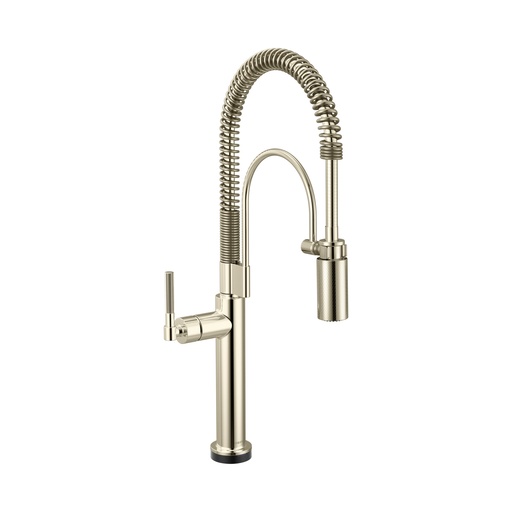 [BRI-64343LF-PN] Brizo 64343LF-PN Litze Smarttouch Semi-Professional Kitchen Faucet Polished Nickel
