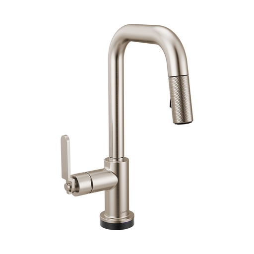 [BRI-64954LF-SS] Brizo 64954LF-SS Litze SmartTouch Pull-Down Prep Faucet Industrial Handle Brilliance Stainless