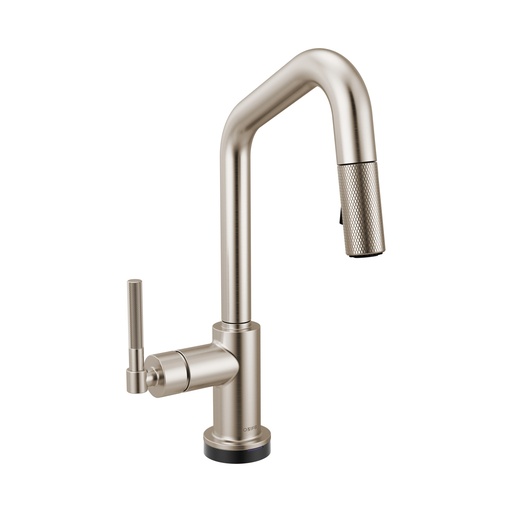 [BRI-64963LF-SS] Brizo 64963LF-SS Litze SmartTouch Pull-Down Prep Faucet Knurled Handle Brilliance Stainless