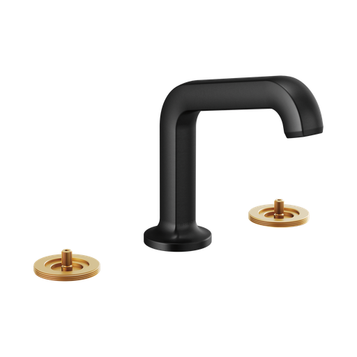 [BRI-65307LF-BLLHP] Brizo 65307LF-BLLHP Kintsu Widespread Lavatory Faucet Less Handles Matte Black