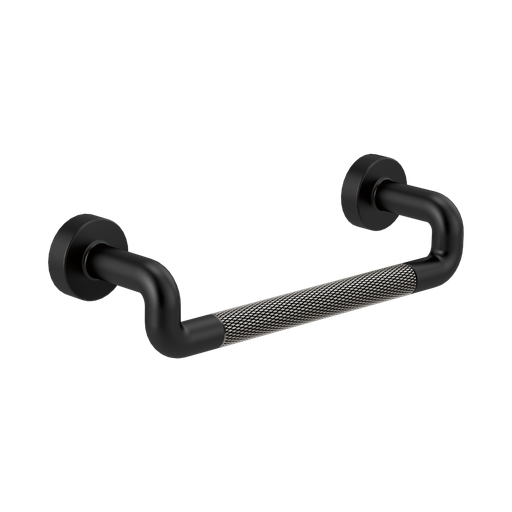 [BRI-699137-BLSL] Brizo 699137-BLSL Litze Drawer Pull With Knurling Matte Black Brilliance Luxe Steel
