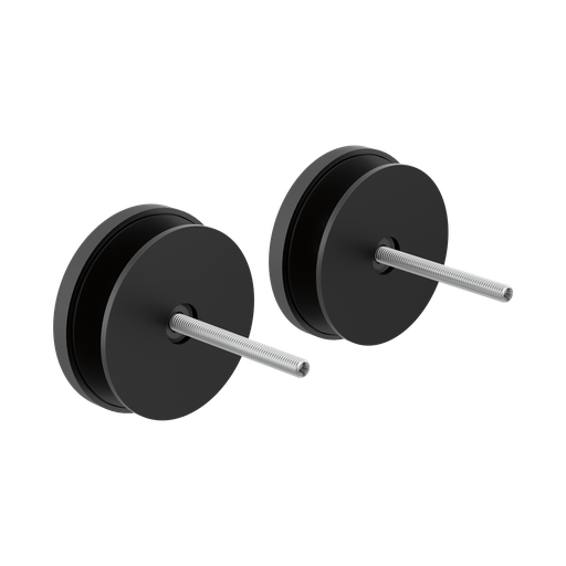 [BRI-699907-BL] Brizo 699907-BL Kintsu Towel Bar Glass Installation Kit Matte Black