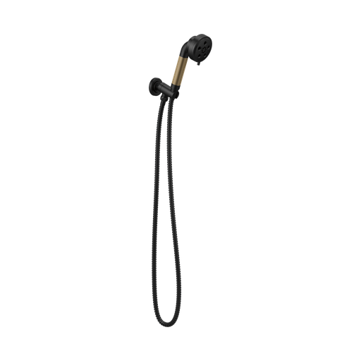 [BRI-88835-BLGL] Brizo 88835-BLGL Litze Wall Mount Handshower Matte Black Brilliance Luxe Gold