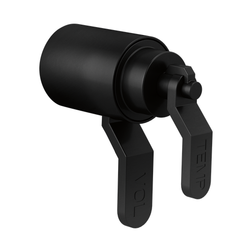 [BRI-HL6034-BL] Brizo HL6034-BL Litze Thermostatic Trim Industrial Lever Handle Kit Matte Black